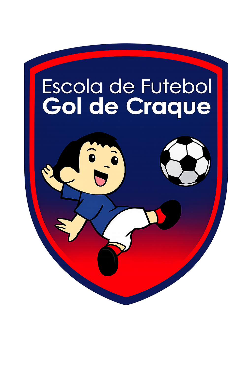 Logo Escola de Futebol Gol de Craque